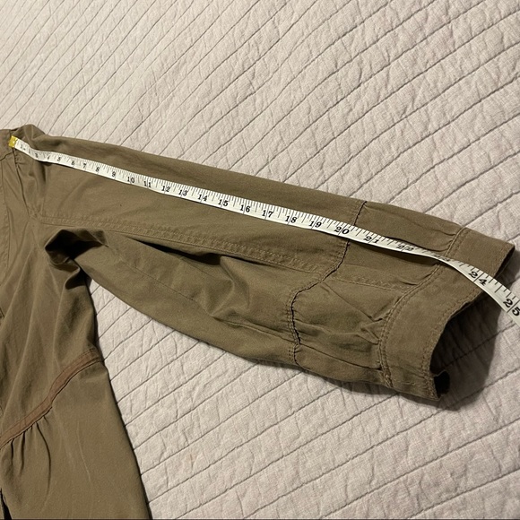 AVENUE Button Front Khaki Lightweight Jacket Size 18/20 - Picture 6 of 10